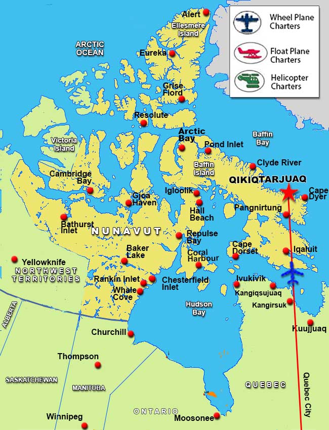 Quebec City Charter Flights